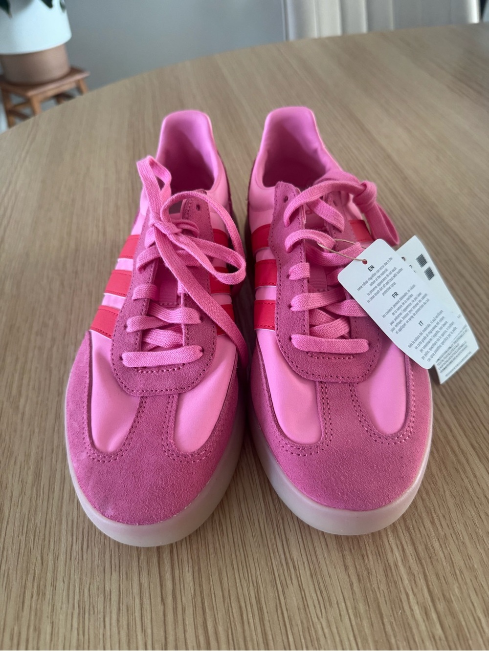 adidas Women’s Pink Suede & Synthetic Sneakers